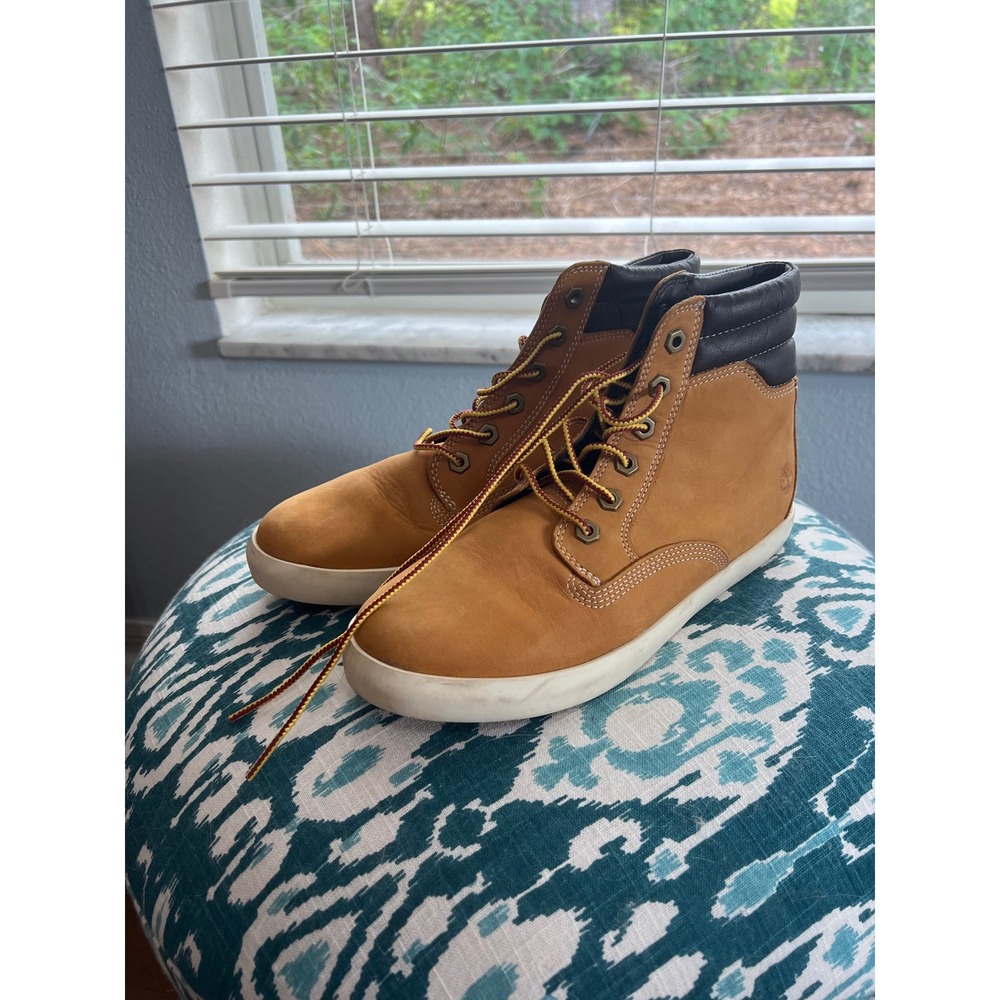 Timberland Ankle Boots Wheat Leather Lace‎ Up Casual A1KLZ Womens Size 8